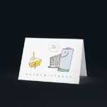 Tarjeta Cheesy Birthday Card<br><div class="desc">Tarjeta de cumpleaños con un torbellino cursi</div>