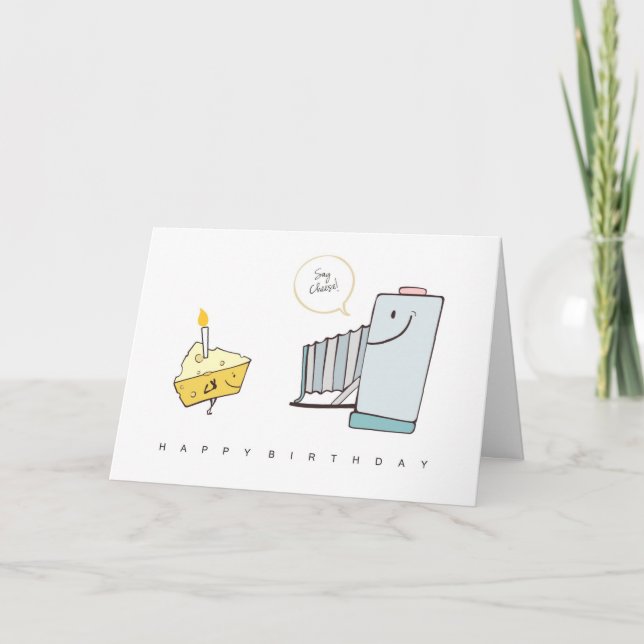 Tarjeta Cheesy Birthday Card (Anverso)