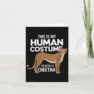 Tarjeta Cheetah Safari Wildlife Leopard Africano Wild Anim