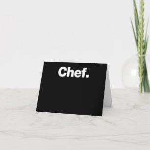 Tarjeta Chef   Citas divertidas sobre el regalo de cocina