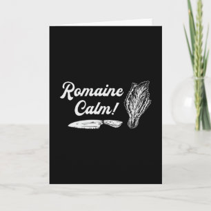 Tarjeta Chef Cocina Cocina Cocina Comida Romaine Calma Reg