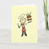 Chef Con Pastel De Cumpleaños
