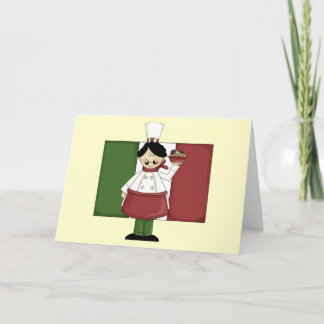 Tarjeta Chef italiano - Personalizable