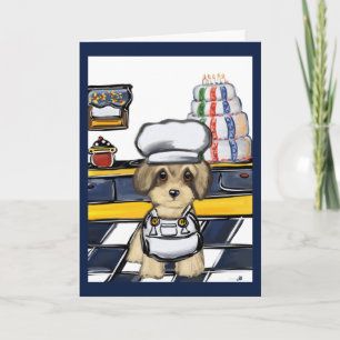 Tarjeta Chef Yorkie Poo