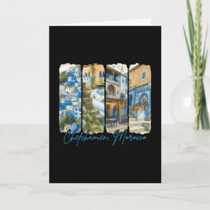 Tarjeta Chefchaouen Marruecos Viajar Viaje Pincelada Sou