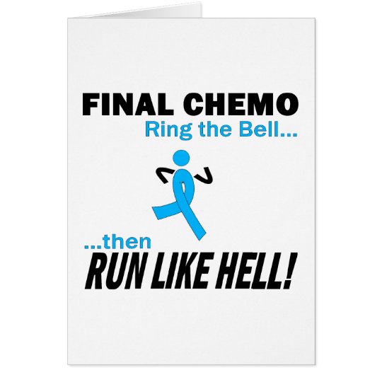Tarjeta Chemo final corre mucho - cáncer de próstata