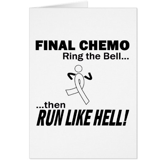Tarjeta Chemo final corre mucho - cáncer de pulmón