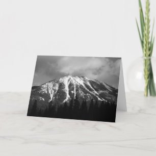 Tarjeta Chepa del búfalo en la nieve