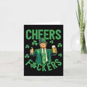 Tarjeta Cheque F.ckers St Patricks Day Funny Beer