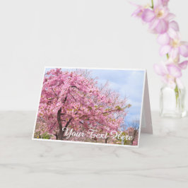 Tarjeta Cherry blossom "Kawazu-Zakura" カード