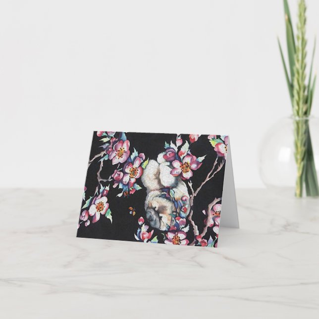 Tarjeta CHERRY BLOSSOM TIME CHow (Anverso)