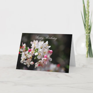 Tarjeta Cherry blossoms happy birthday