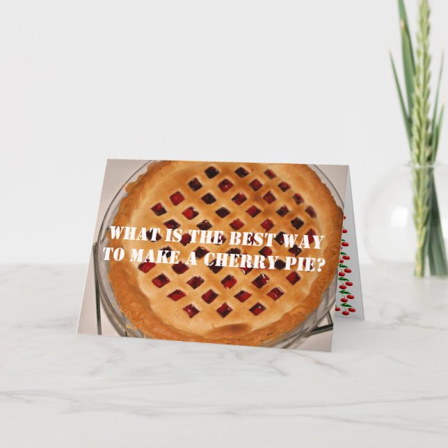 Tarjeta Cherry Pie (Anverso)