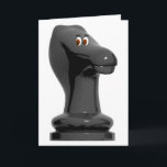 Tarjeta Chess Knight Funny Birthday Card<br><div class="desc">La tarjeta ideal para cualquier amante del ajedrez - el ajedrez de caballo quiere desearte,  feliz cumpleaños. La tarjeta contiene el mensaje Horsey Chess quiere desearte un cumpleaños feliz,  pero puedes añadir tu propio mensaje para satisfacer tus necesidades y reflejar tu propio estilo.</div>