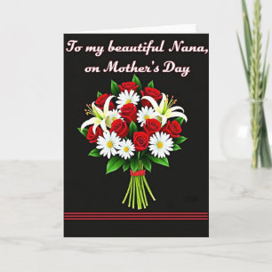 Tarjeta Chevron Crimson Rose Bloom