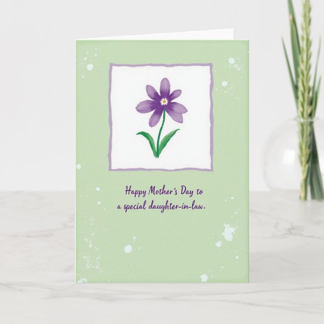 Tarjeta Chevron Gentle Bloom (Anverso)