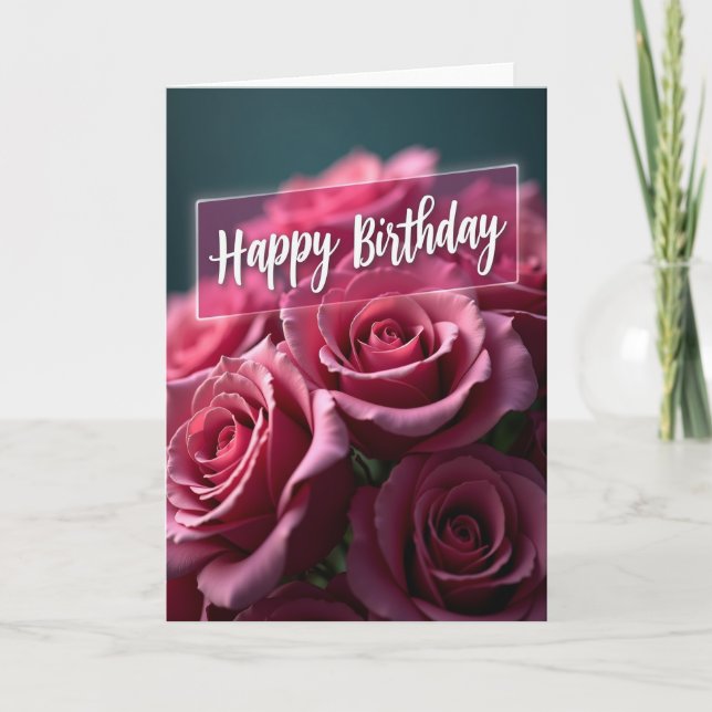 Tarjeta Chevron Pétalo Magenta (Anverso)
