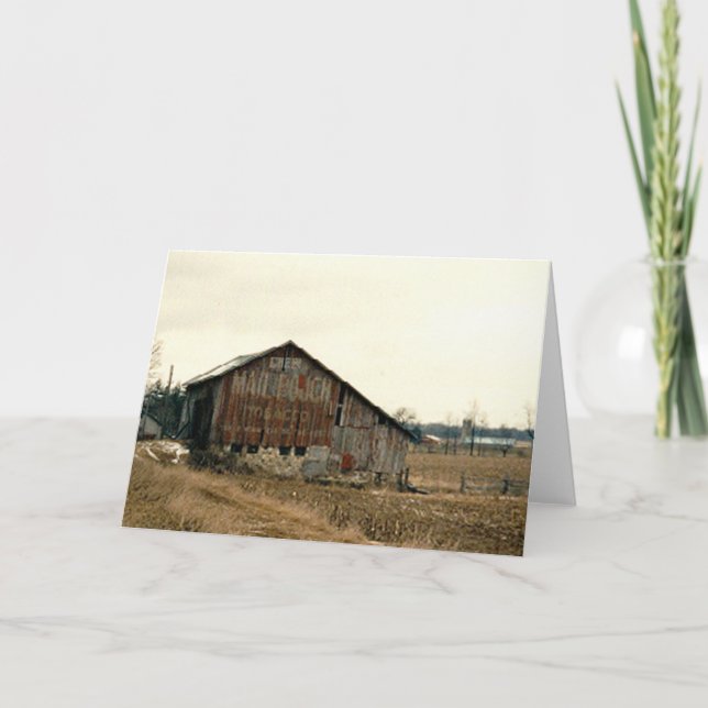 Tarjeta Chew Mail Pouch Tobacco Greet Card (Anverso)