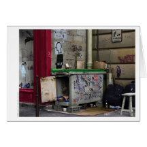 Tarjeta CHEZ RAYMOND - Arte de realismo digital