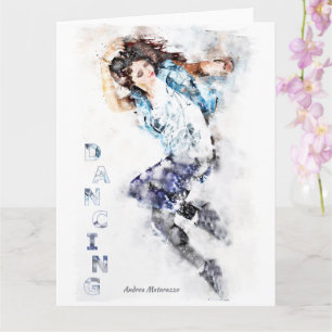 Tarjeta Chica bailarín 2