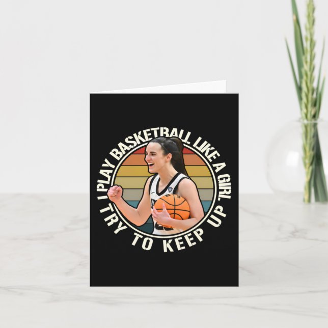 Tarjeta Chica Baloncesto  (Anverso)
