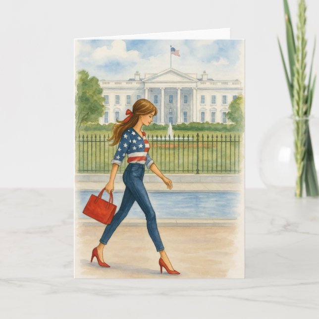 Tarjeta Chica con estilo en Washington, DC (Anverso)