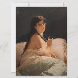 Tarjeta Chica con Medallón (por Gerolamo Induno)