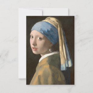 Tarjeta Chica con Pearl Earring
