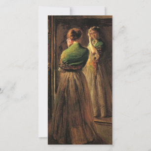 Tarjeta Chica con un Shawl Verde (por Joseph DeCamp)