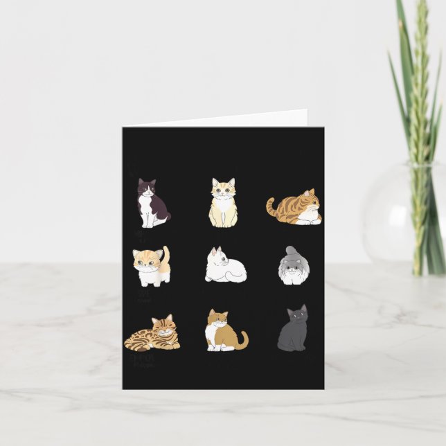 Tarjeta Chica Cristiana Dios Dice Que Soy Gato Jesús Fe Bi (Anverso)