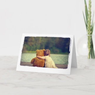 Tarjeta Chica de adopción infantil