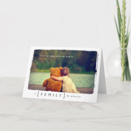 Tarjeta Chica de adopción infantil