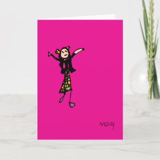 Tarjeta Chica de baile
