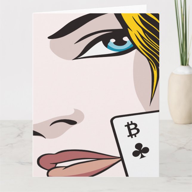 Tarjeta Chica de Bitcoin (Anverso)