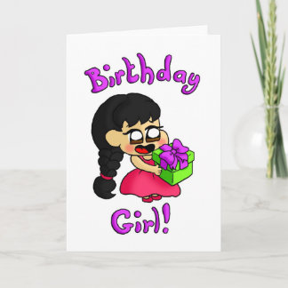 Tarjeta Chica de cumpleaños