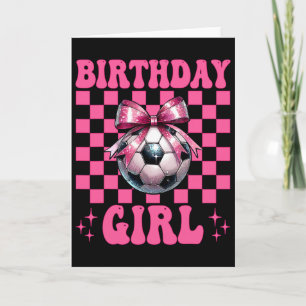 Tarjeta Chica de Cumpleaños Chica de Fútbol Mamá de Fútbol