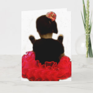 Tarjeta Chica de cumpleaños - Listo para rodar