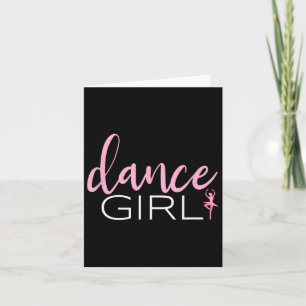 Tarjeta Chica de danza bailarina ballet bailarina regalo d
