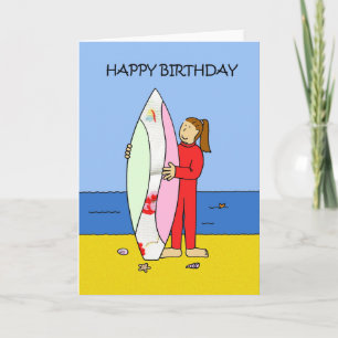 Tarjeta Chica de feliz cumpleaños