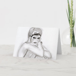 Tarjeta Chica de la aleta