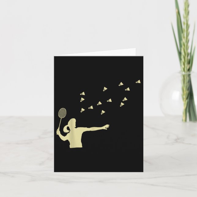 Tarjeta Chica de lanzadera lanzadera de Chica de mujer de  (Anverso)