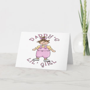 Tarjeta Chica de Lil del papá