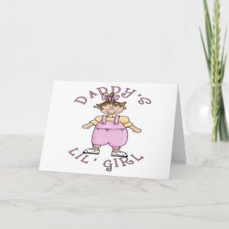 Tarjeta Chica de Lil del papá