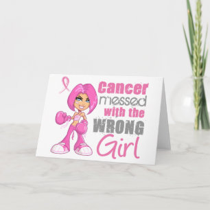 Tarjeta Chica de Lucha contra el Cáncer de Mama 1