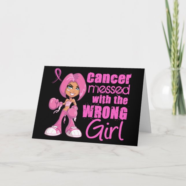Tarjeta Chica de Lucha contra el Cáncer de Mama 1 (Anverso)