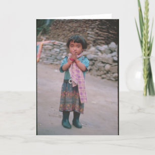 Tarjeta Chica de Namaste