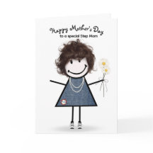 Chica de Palitos Día de la Madre para Madrastra