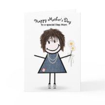 Chica de Palitos Día de la Madre para Madrastra