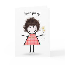 Chica de palo lindo con vestido de Gingham