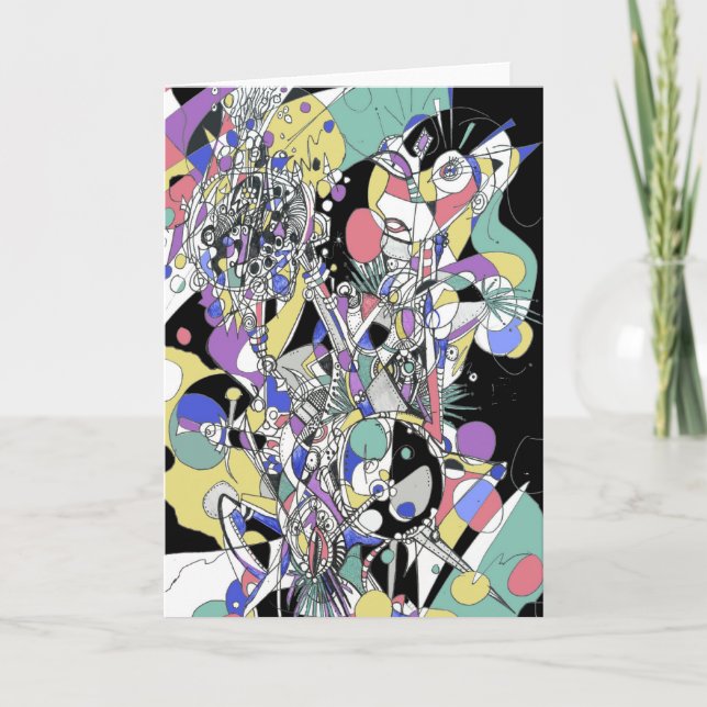 Tarjeta Chica de tecnología pop (Anverso)